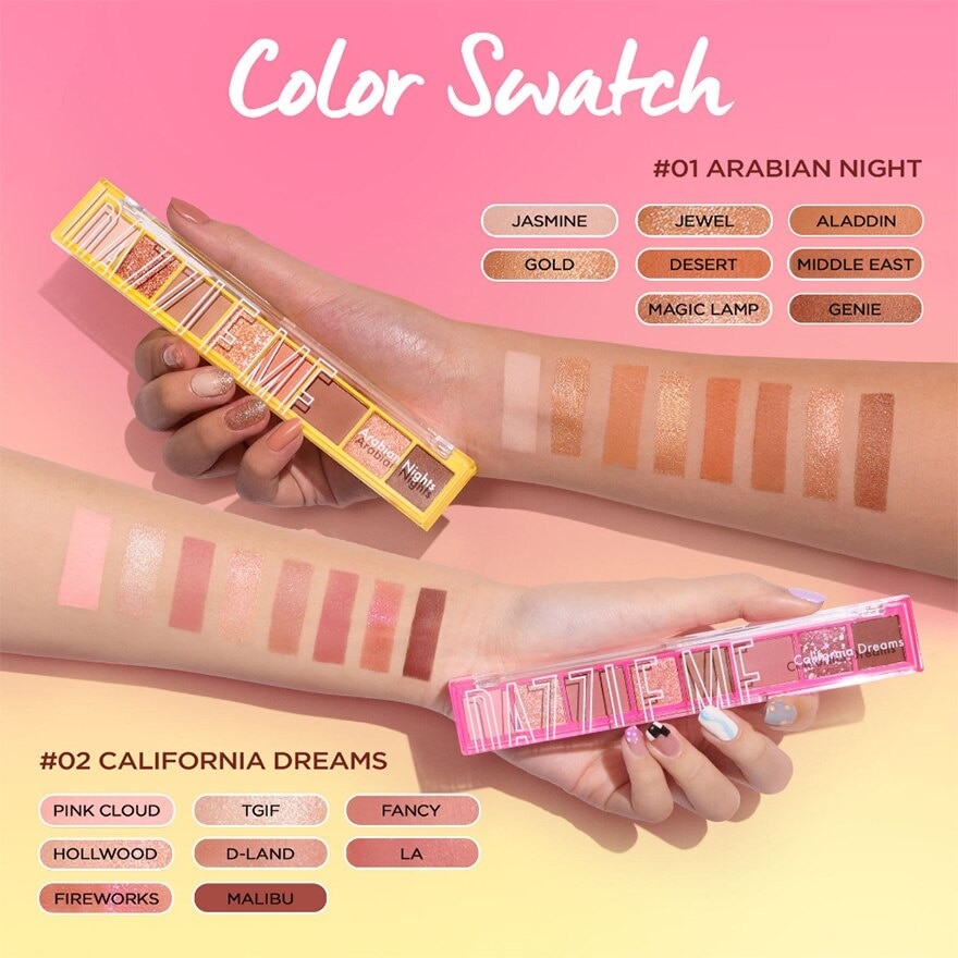 #Dazzle Me World Travel Shadow Palette02