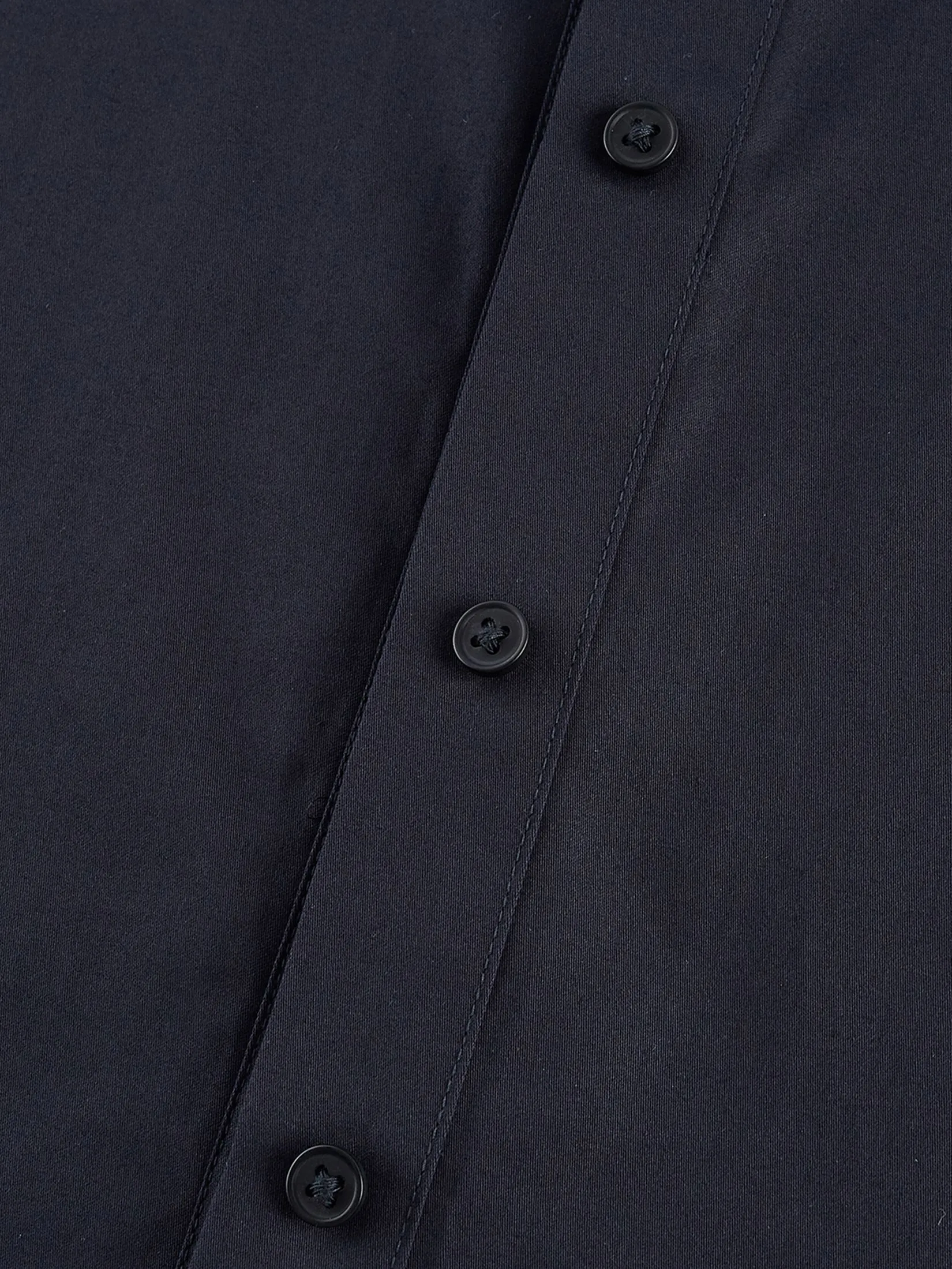 G2000 Women Clothing Easy Care Cotton Satin Short Sleeve Shirt  Loose Fit - Navy