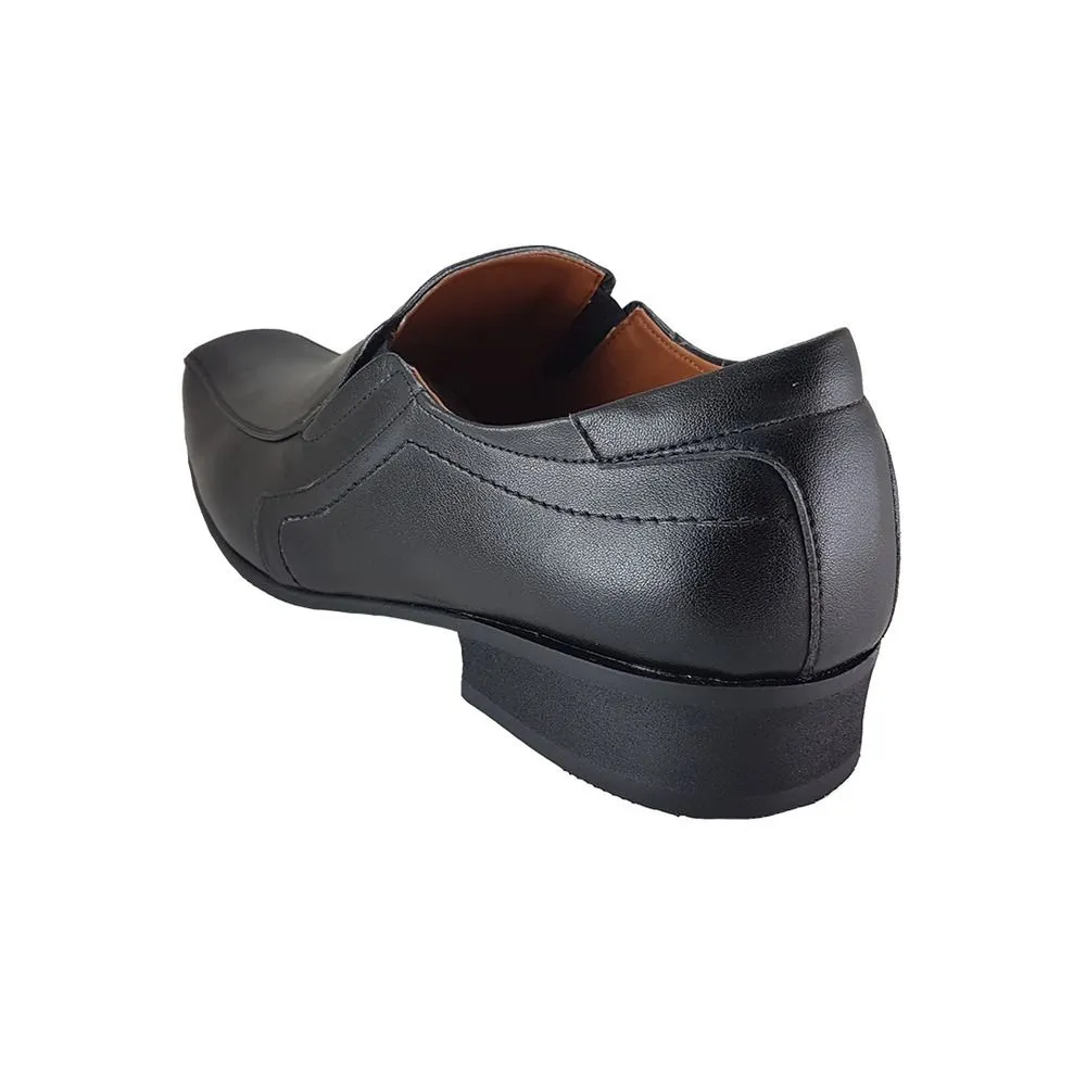 FREEWOOD SHOES leather biz shoe B5838601-black