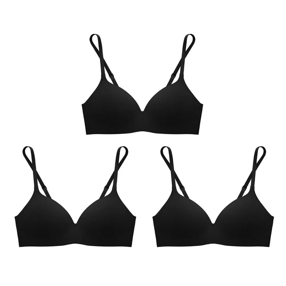 SABINA [3 Pieces] Bra Bra Pretty Perfect Collection Style no. SBXU8301BK Black Size - A32