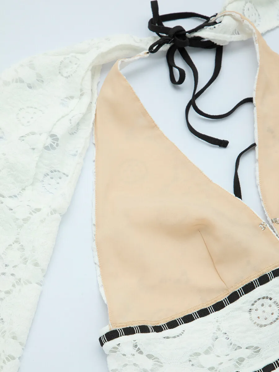 SABINA SABINA | JANESUDA x SABINA Lady Jane Detachable Long-Sleeve Top - White