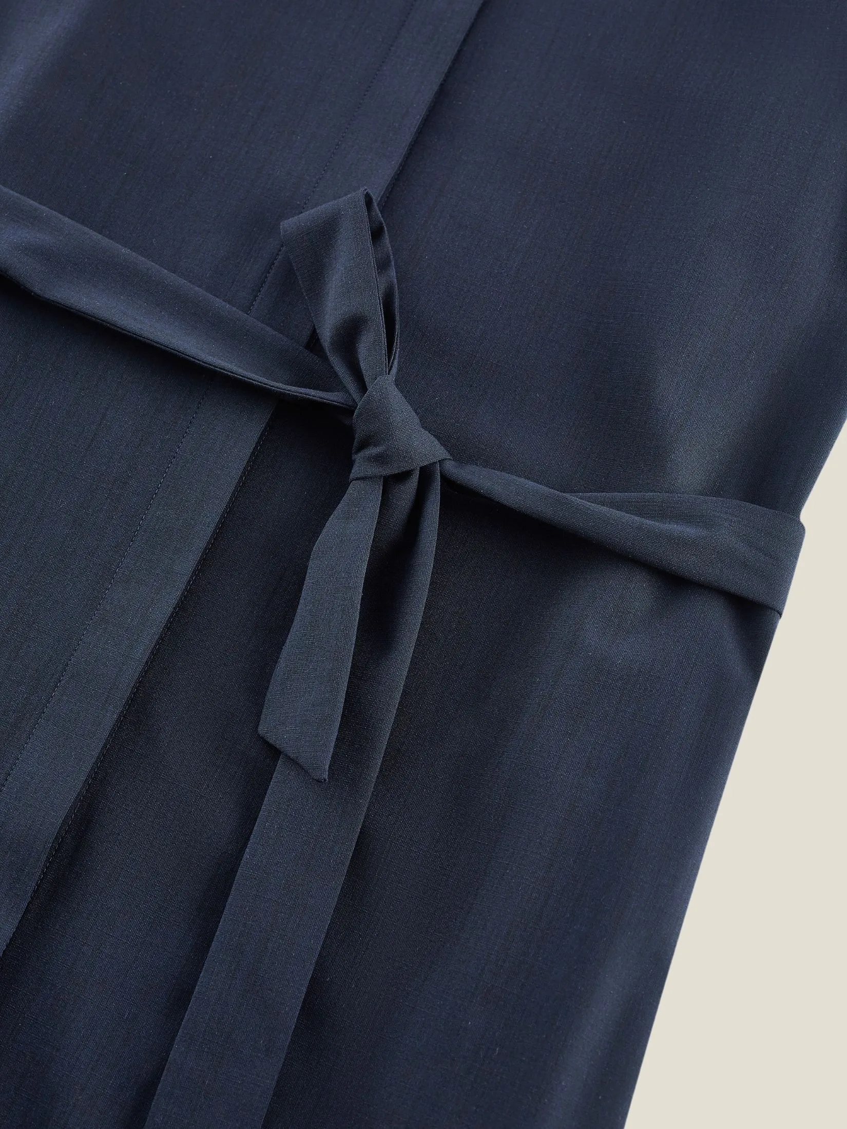 G2000 Women Clothing Stand Collar Shirt Dress Shift Shape - Navy