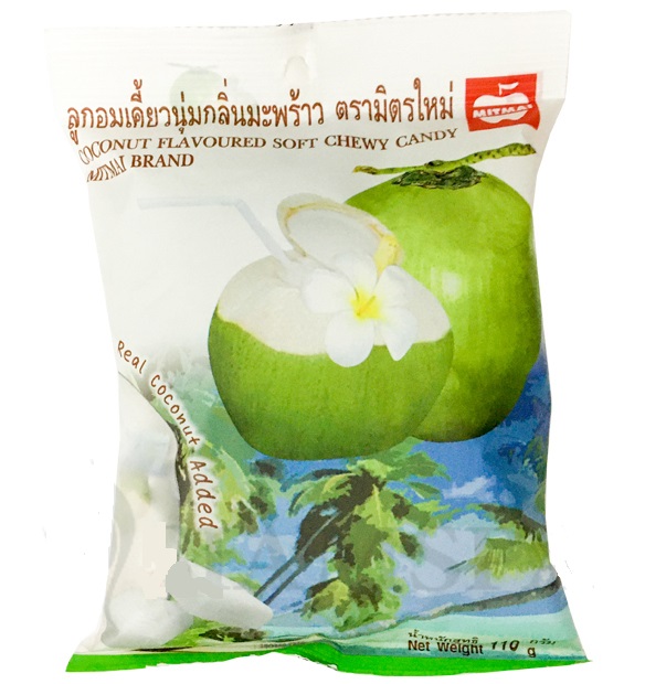 Жевательные тайские конфеты c соком кокоса MitMai 110 гр