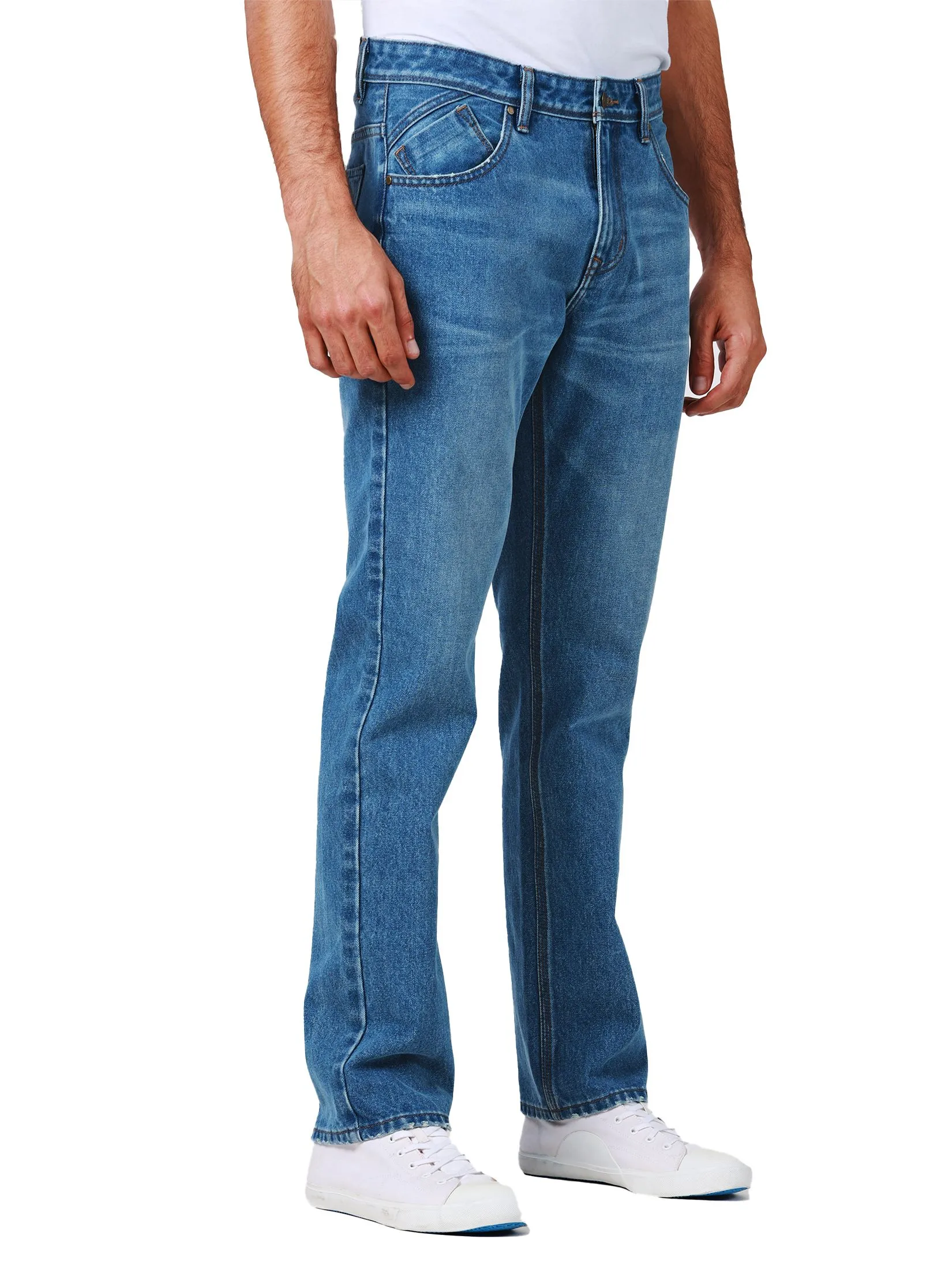 JOHN HENRY Men's Jeans (Regular Fit) DENIM Mid Indigo