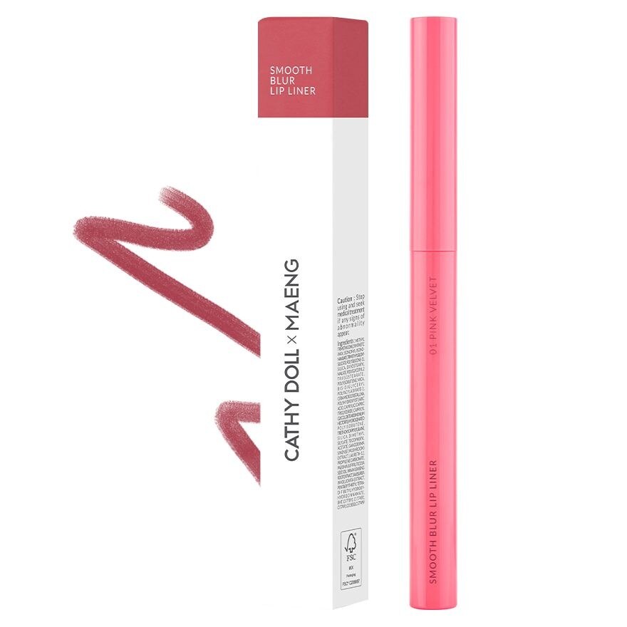 Cathy Doll x Maeng Smooth Lip Liner 01 - 01 Pink Velvet