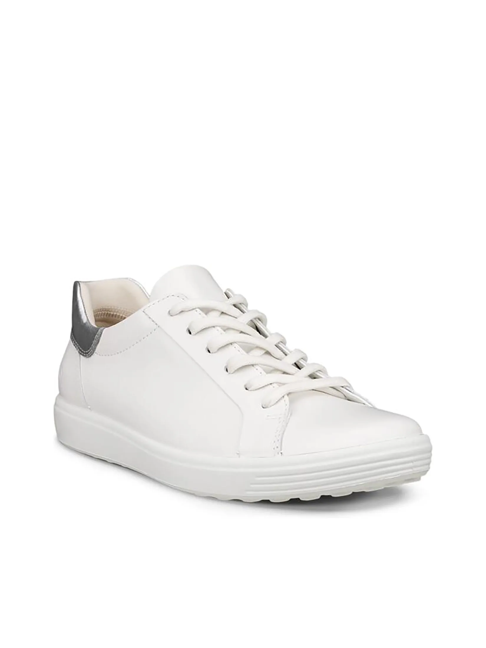 ECCO Women Sneakers Soft7 White/Pure Silver