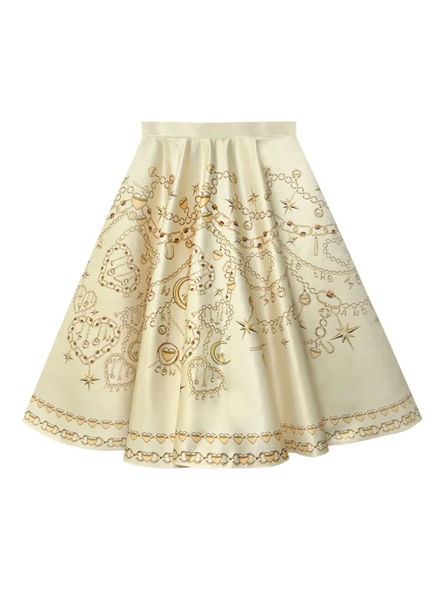 ICONIC WOMAN CREAM MOONSHINE SKIRT