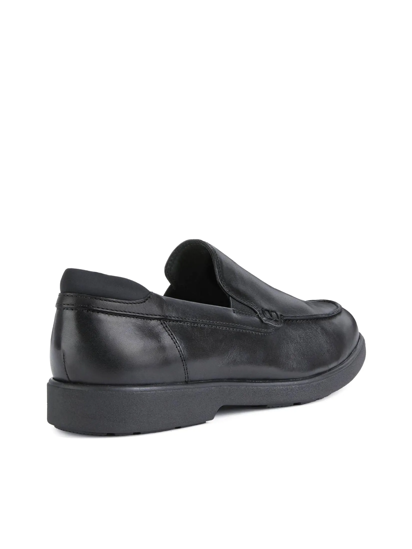 GEOX Men Leather Shoes U Spherica Ec11 Wide Black Watch