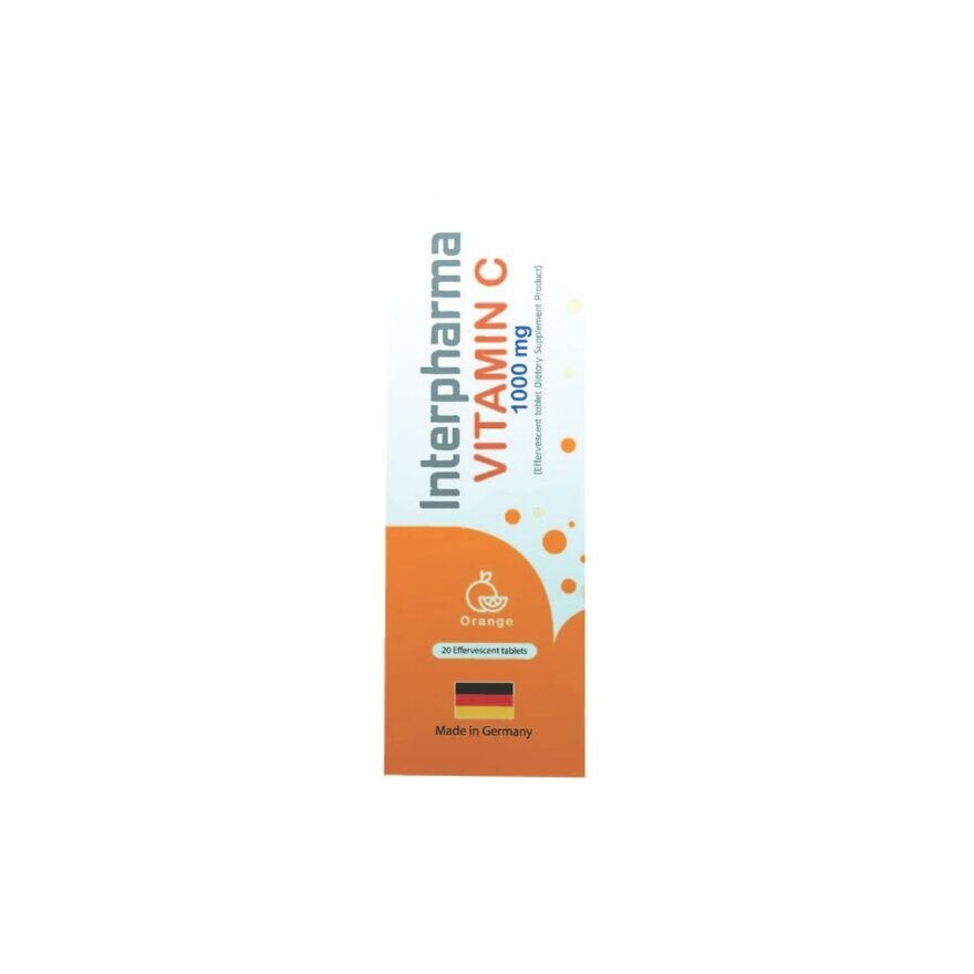 Interpharma Vitamin C 1000 mg. 20 Tablets