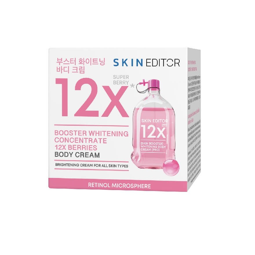 Skin Editor booster whitening concentrate 12x berries cream 200ml.