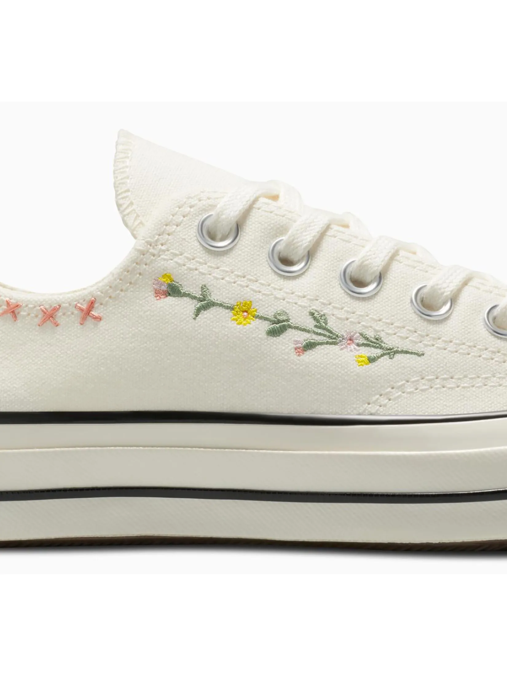 CONVERSE Women Sneakers Chuck 70 Joyful Florals OX Cream
