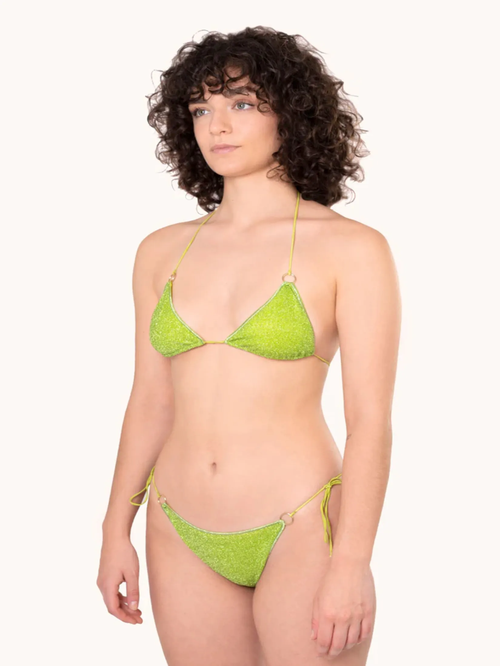 OSEREE LUMIERE RING MICROKINI IN LIME