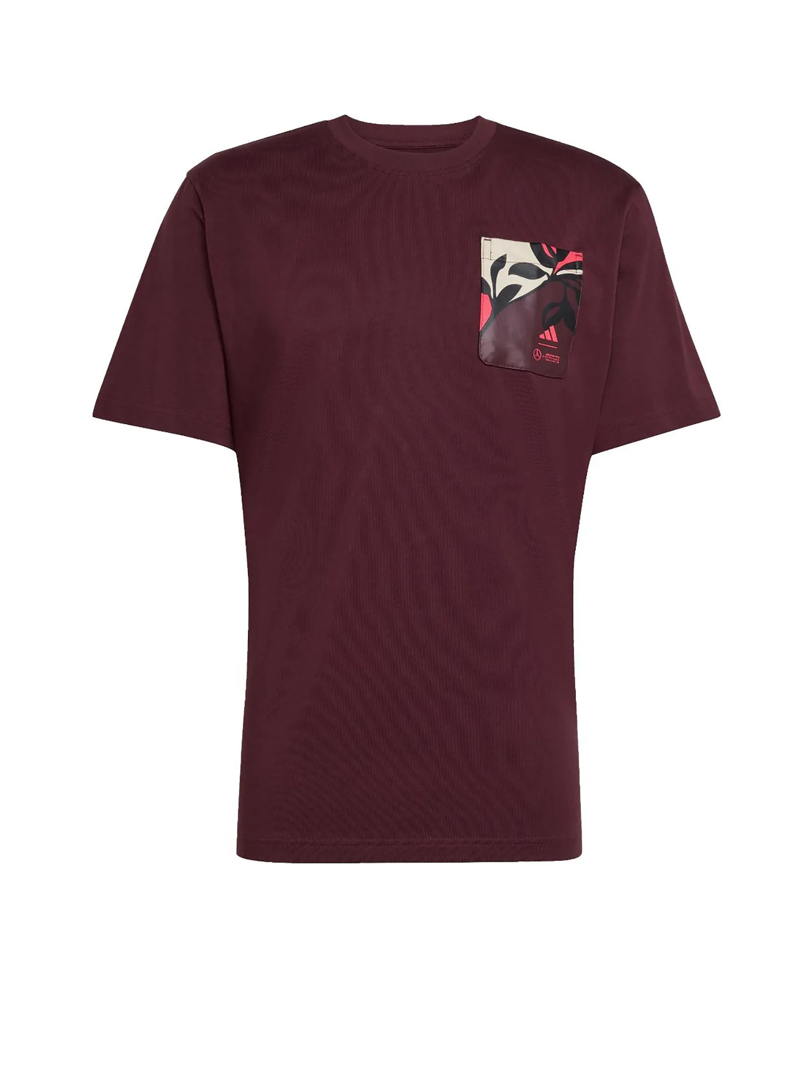 ADIDAS Men T-Shirt Mercedes - AMG Petronas Formula One Team Summer Red / Aurora Ruby