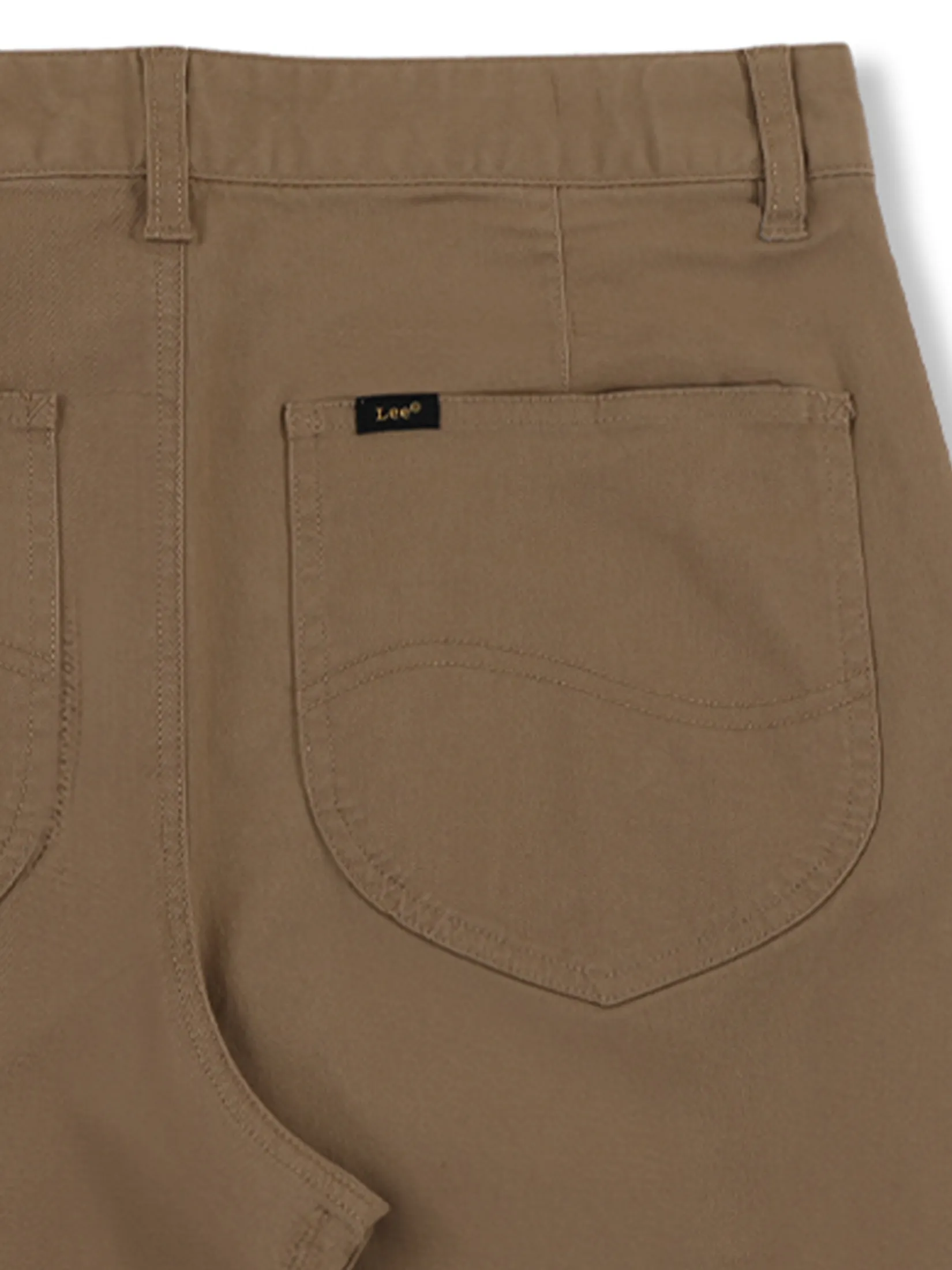 LEE Men s Shorts Mid Regular Fit Beige