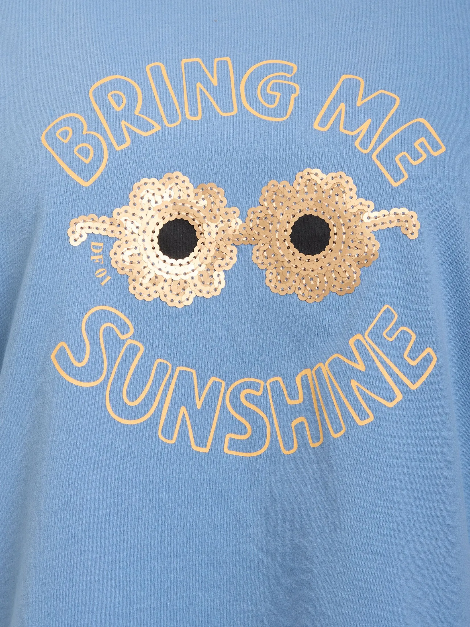 DEFRY 01 Women T-Shirt Short Sleeves 2503ETSW031 Blue