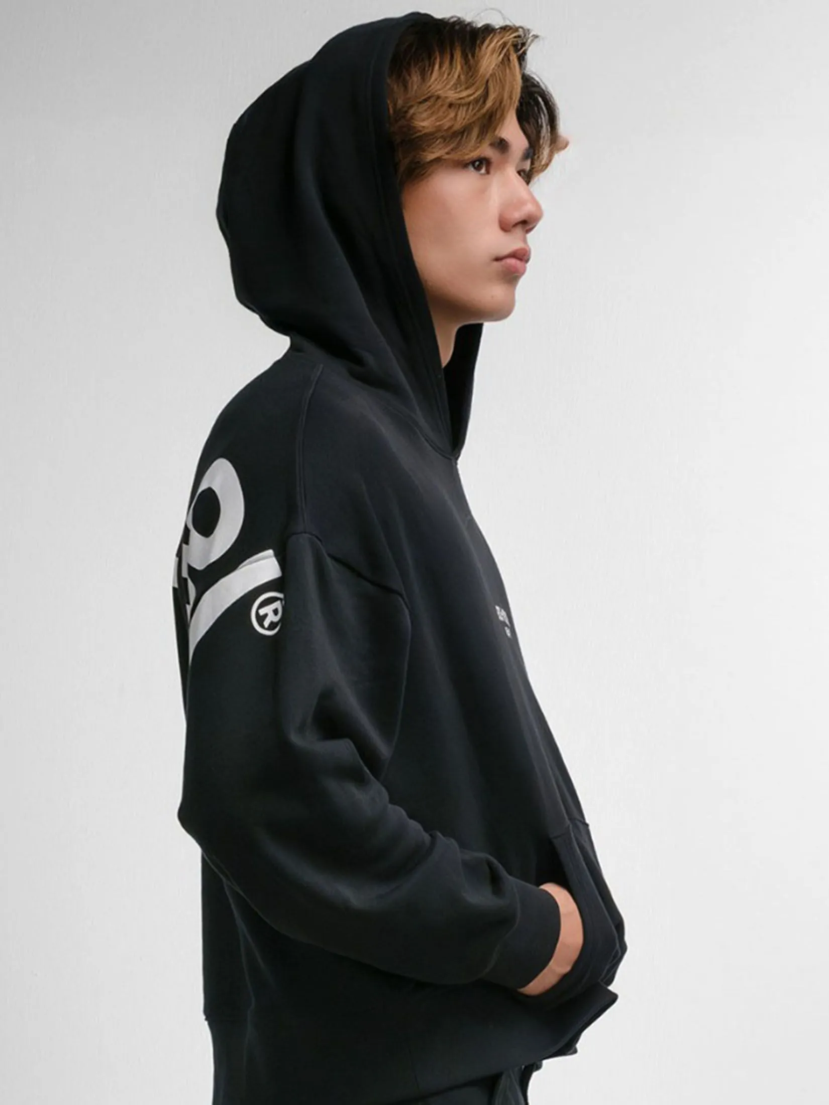 ERA-WON Men Hoodie era-won signature Black