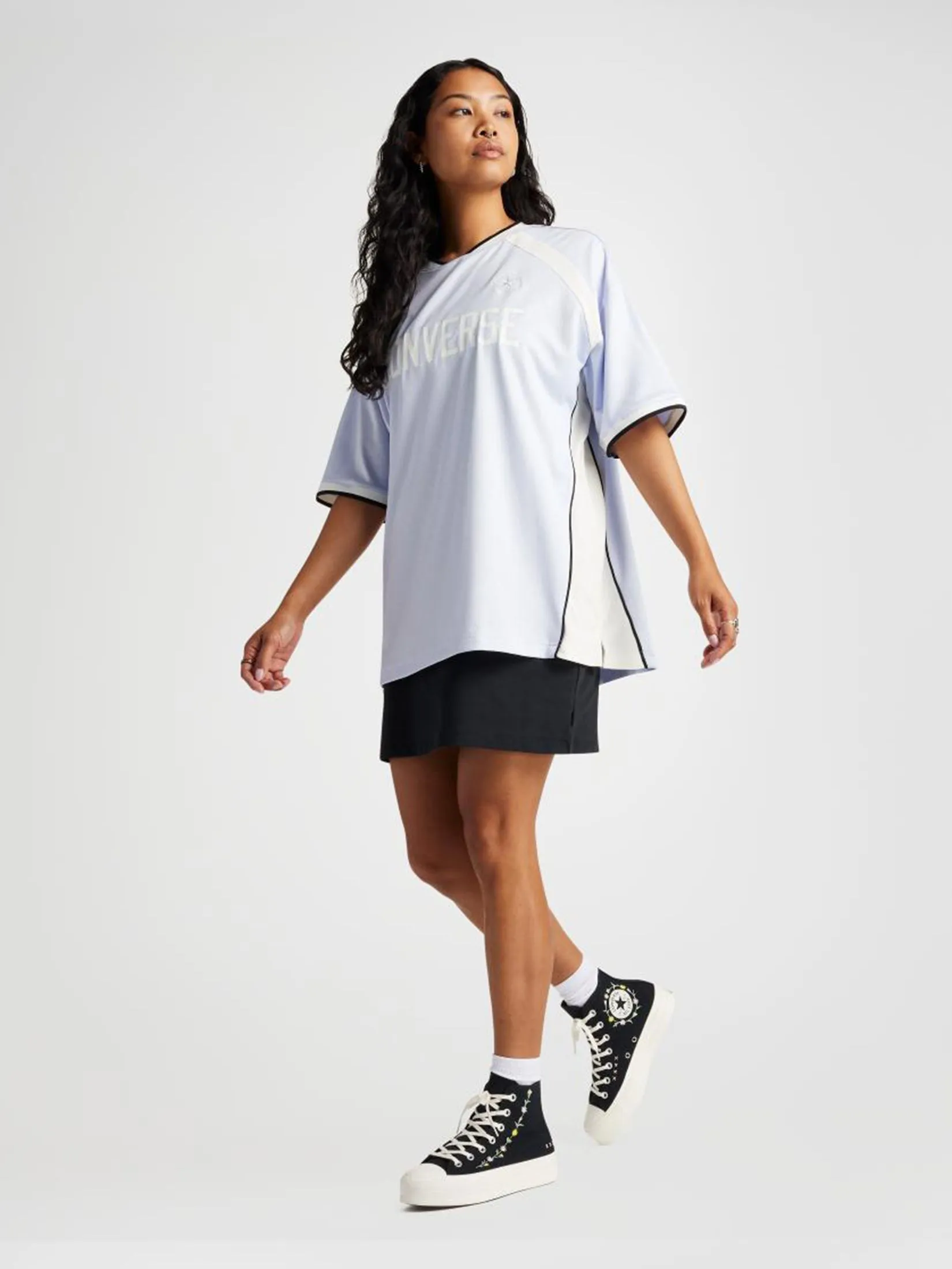 CONVERSE Women Sneakers CTAS Lift Joyful Florals Hi Black