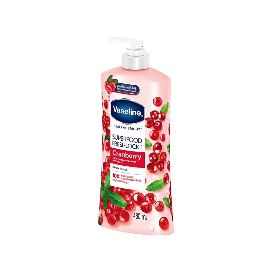 Vaseline Healthy Bright Superfood Freshlock Cranberry 480 Ml.