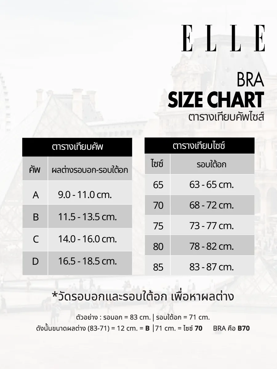 ELLE LINGERIE BRASSIERE MOULDED BRA LB9501BL BLACK