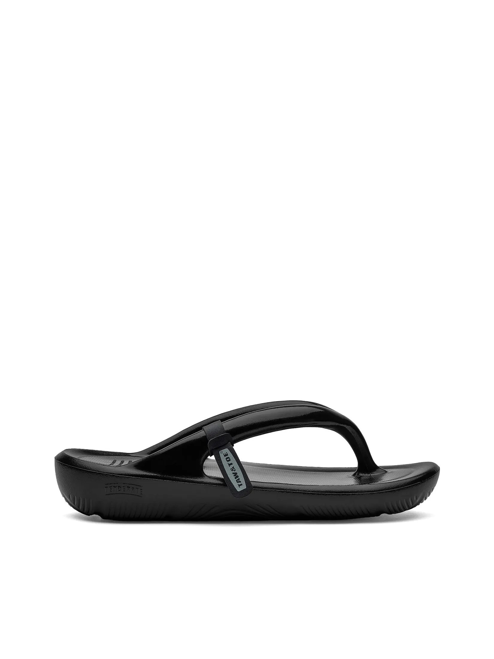 TAW&TOE Unisex Sandals Zerovity Flip Flop OG Glossy Black