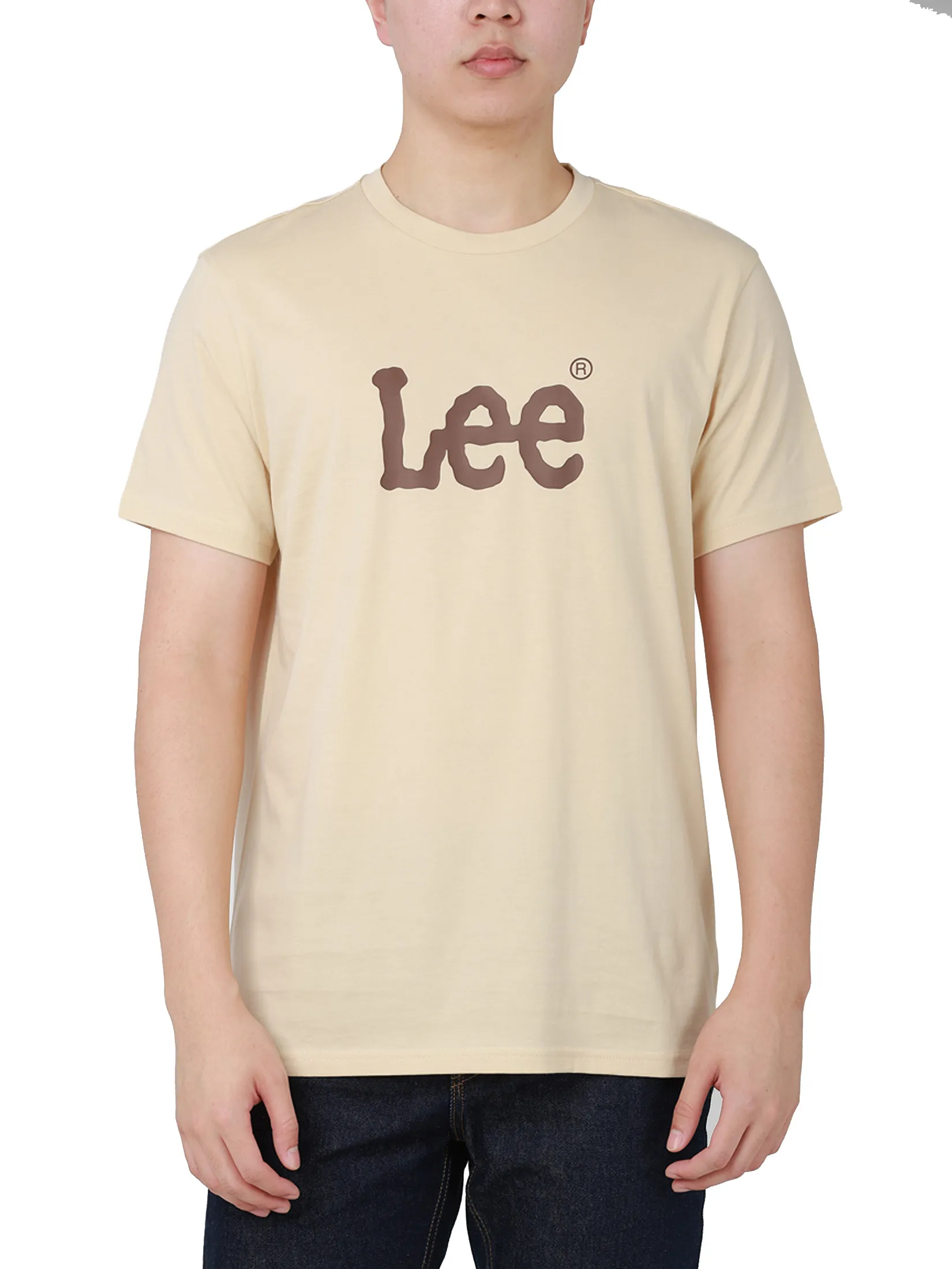 LEE Men s Tee Short Sleeve Regular Fit OFF-White