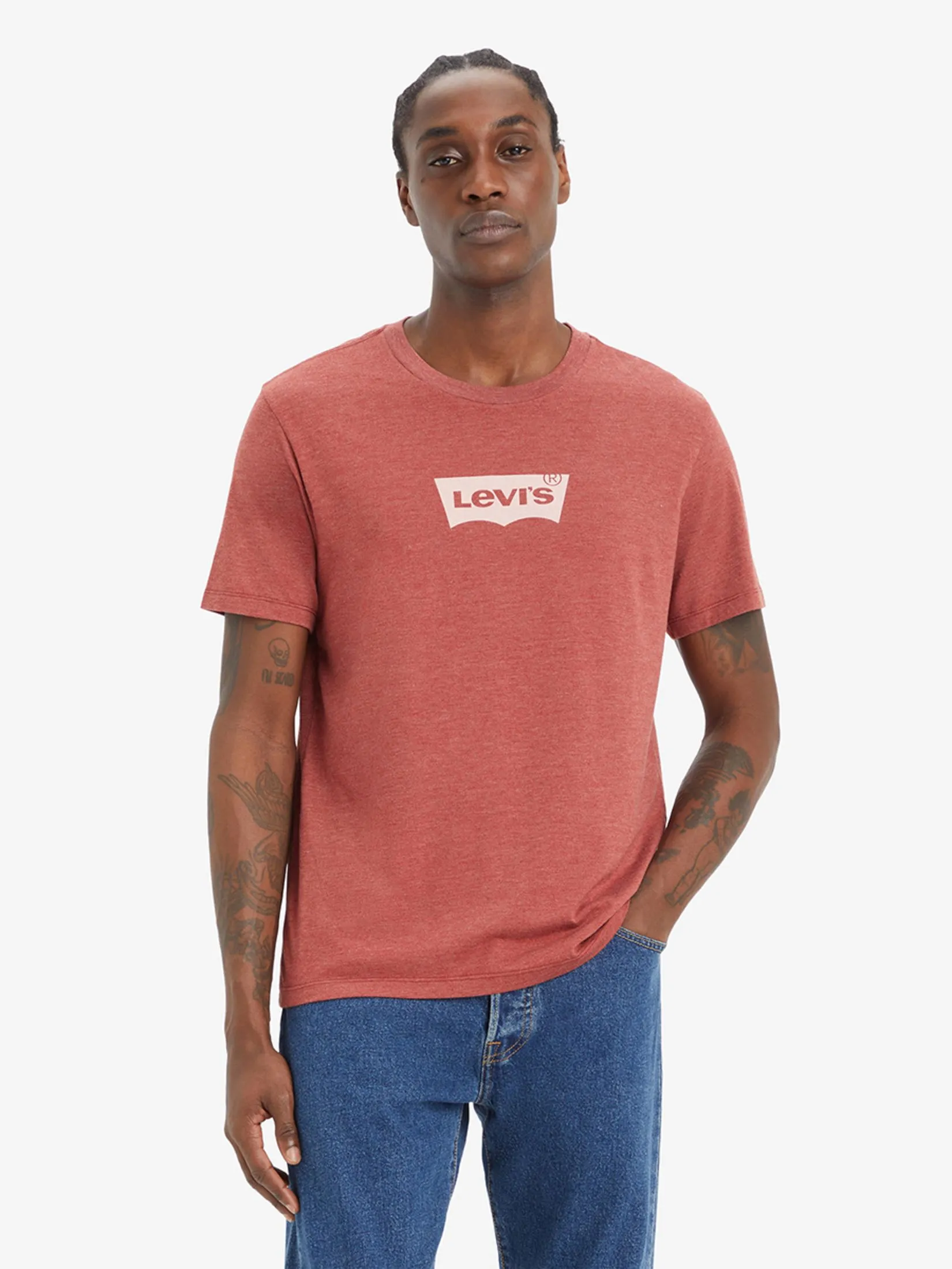 LEVI'S Men's Classic Graphic T-Shirt Watermelon red