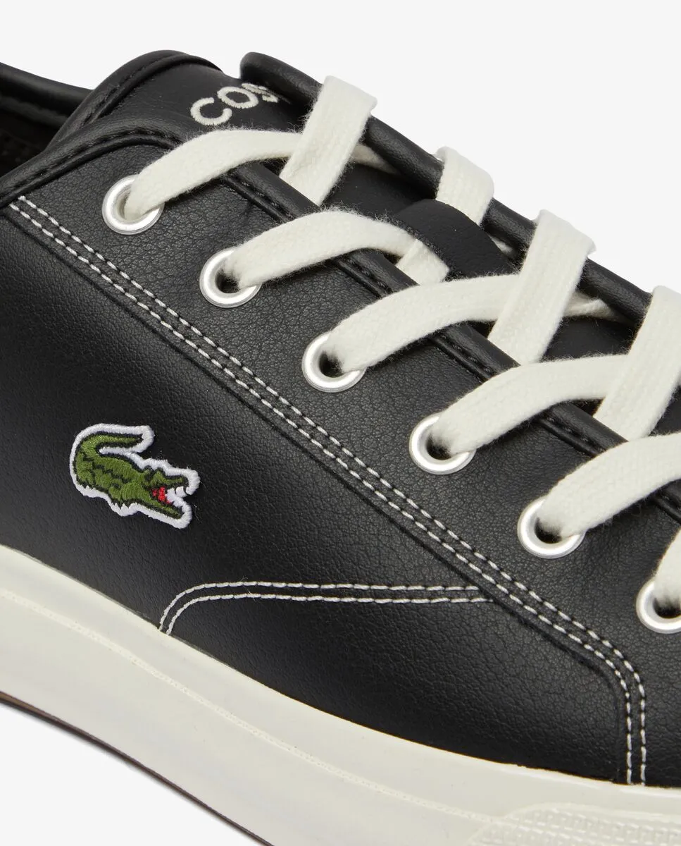 LACOSTE Men’s Backcourt Leather Sneakers Black