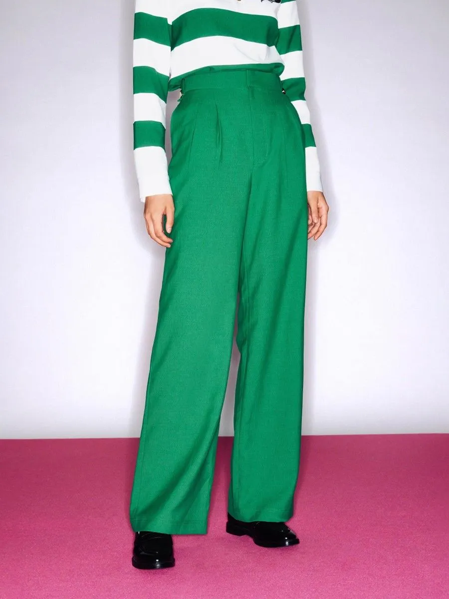 ASV (RS24) Bena Women Straight Pants Green