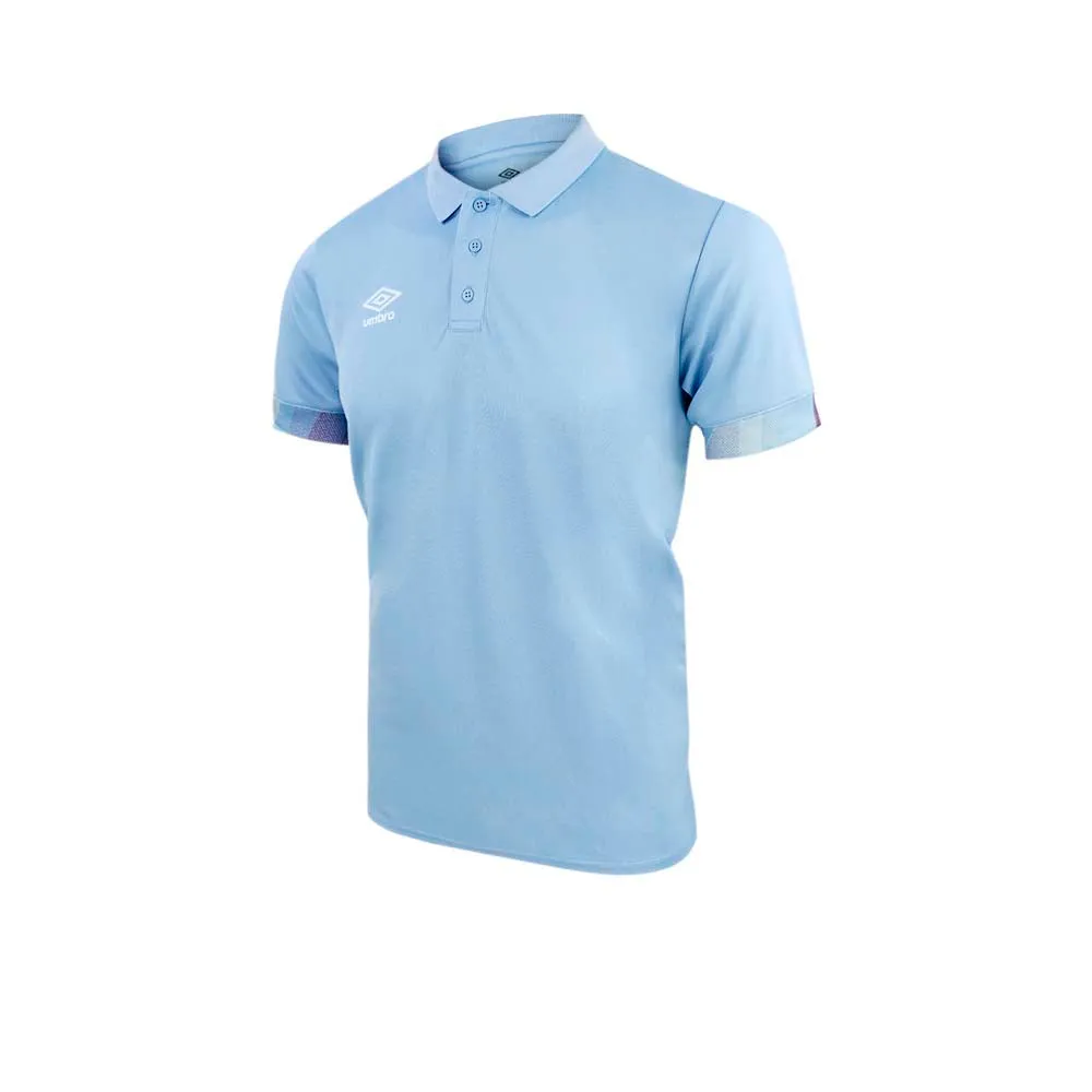 UMBRO Premier Poly Men Polo Shirt Blue - UM126AP079EOTH Size - 2XL