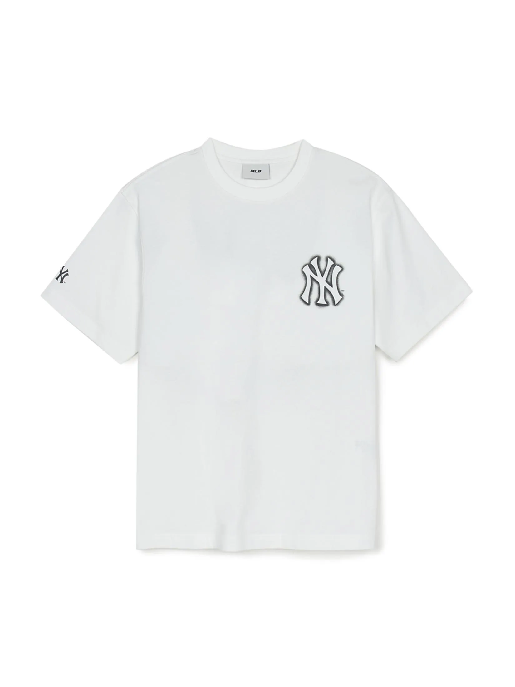 MLB Unisex Basic Mega Logo Oversized-Fit T-Shirt Model  3ATSB0353  50WHS  Off White