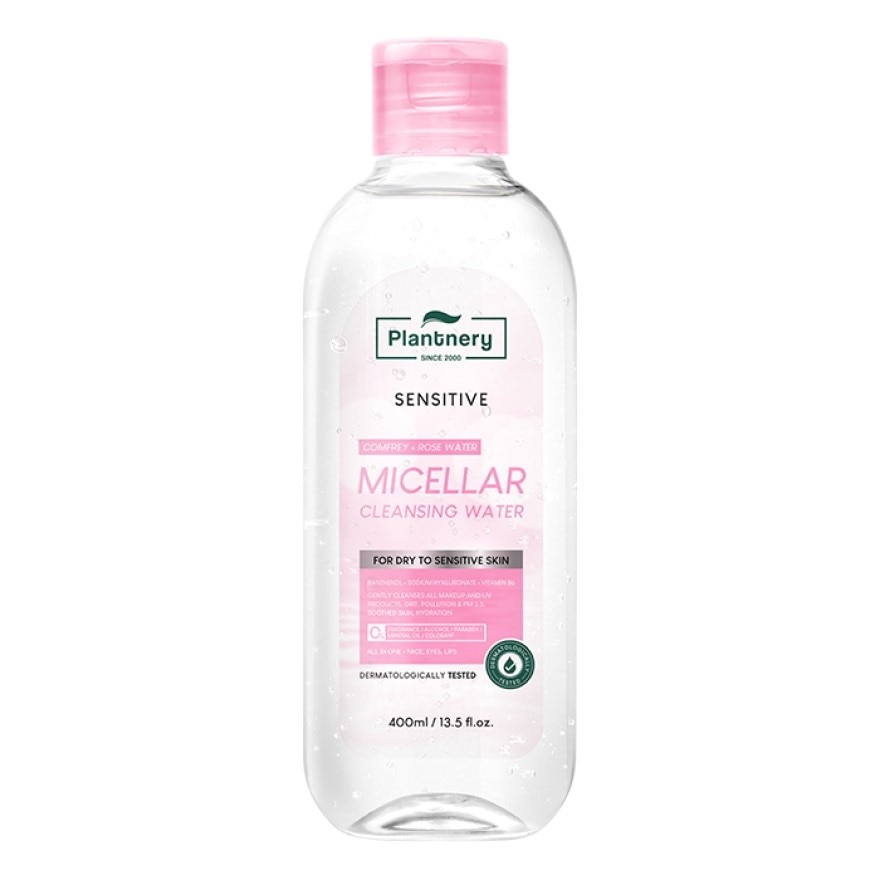 Plantnery Comfrey Sensitive Micellar Cleansing Water 400 ml.