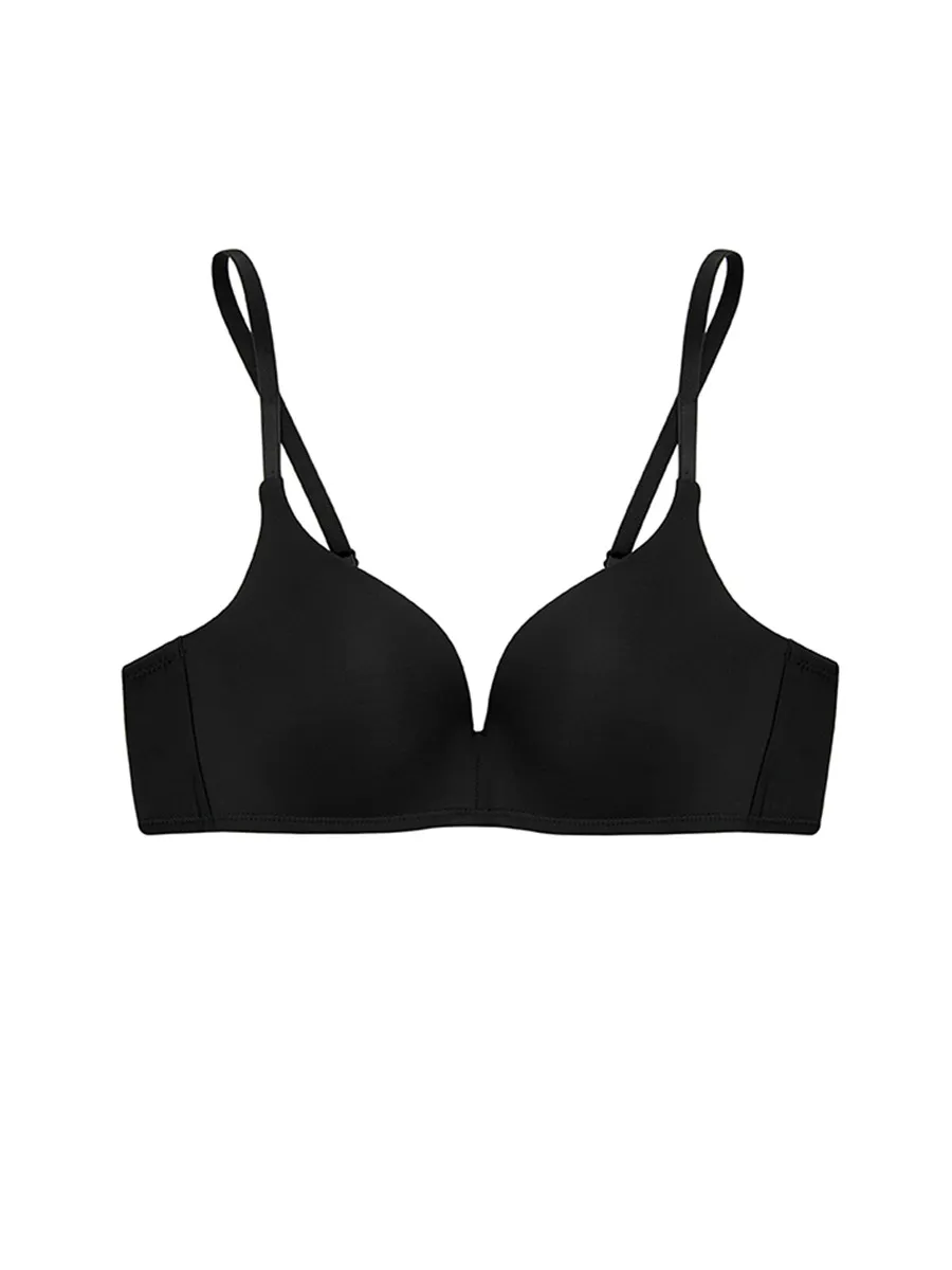 SABINA Modern V Wireless Bra - Black Size - A32