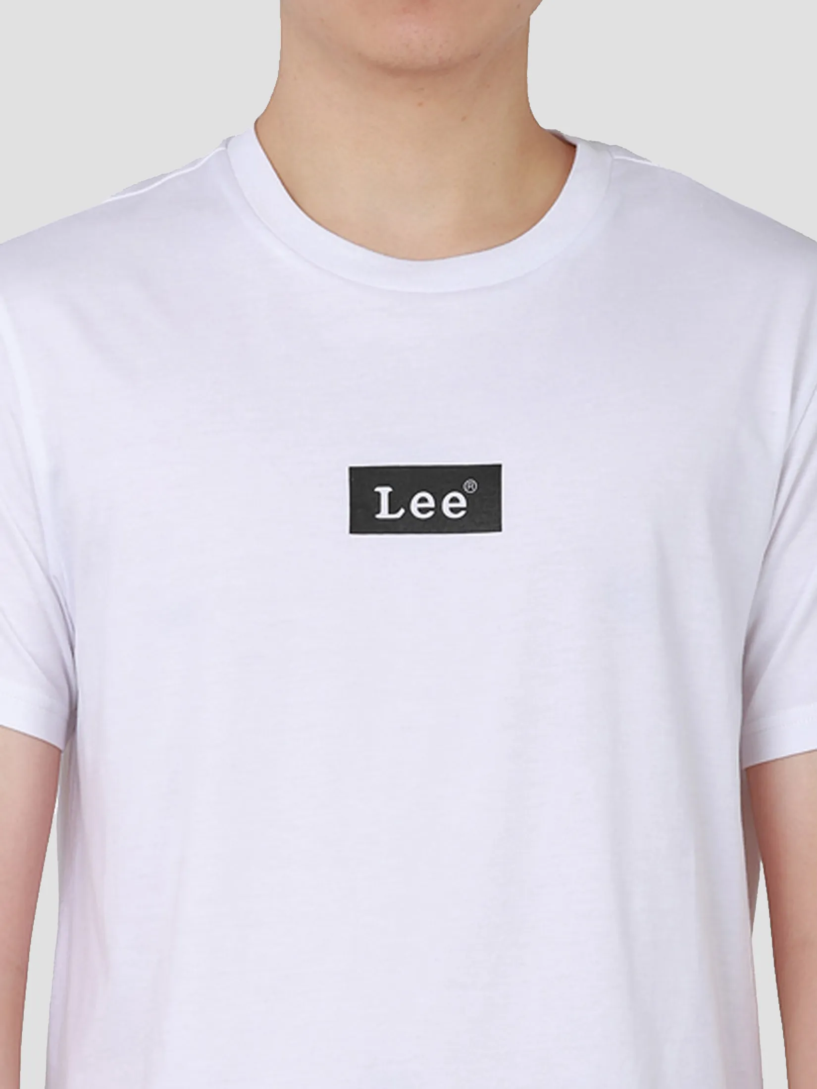 LEE Men s Tee Short Sleeve Regular Fit White