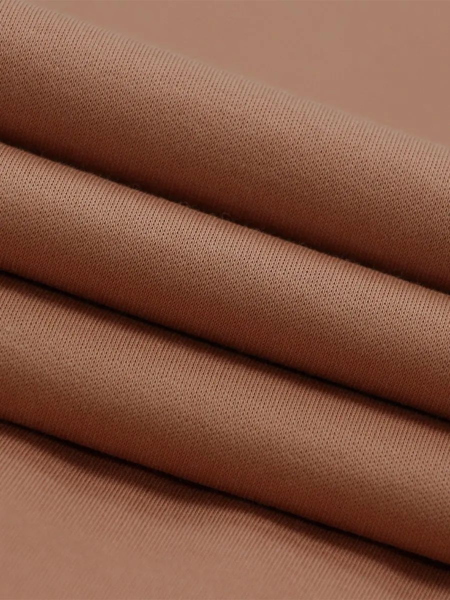 GIORDANO Men's Liquid Touch Polo Plum Purple Wistful Mauve Cork Brown