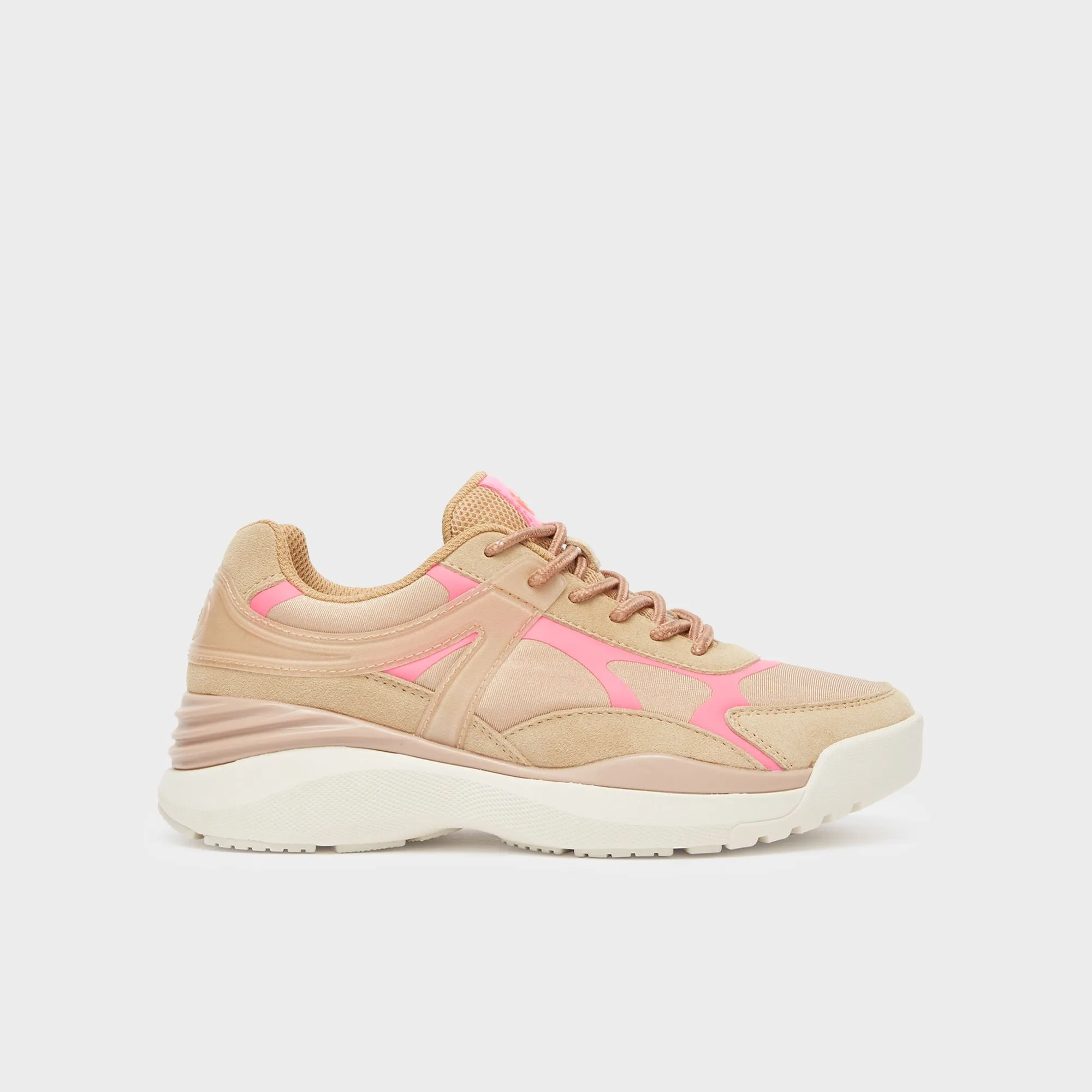 SCHOLL Women Sneakers Walker Beige/Fuchsia