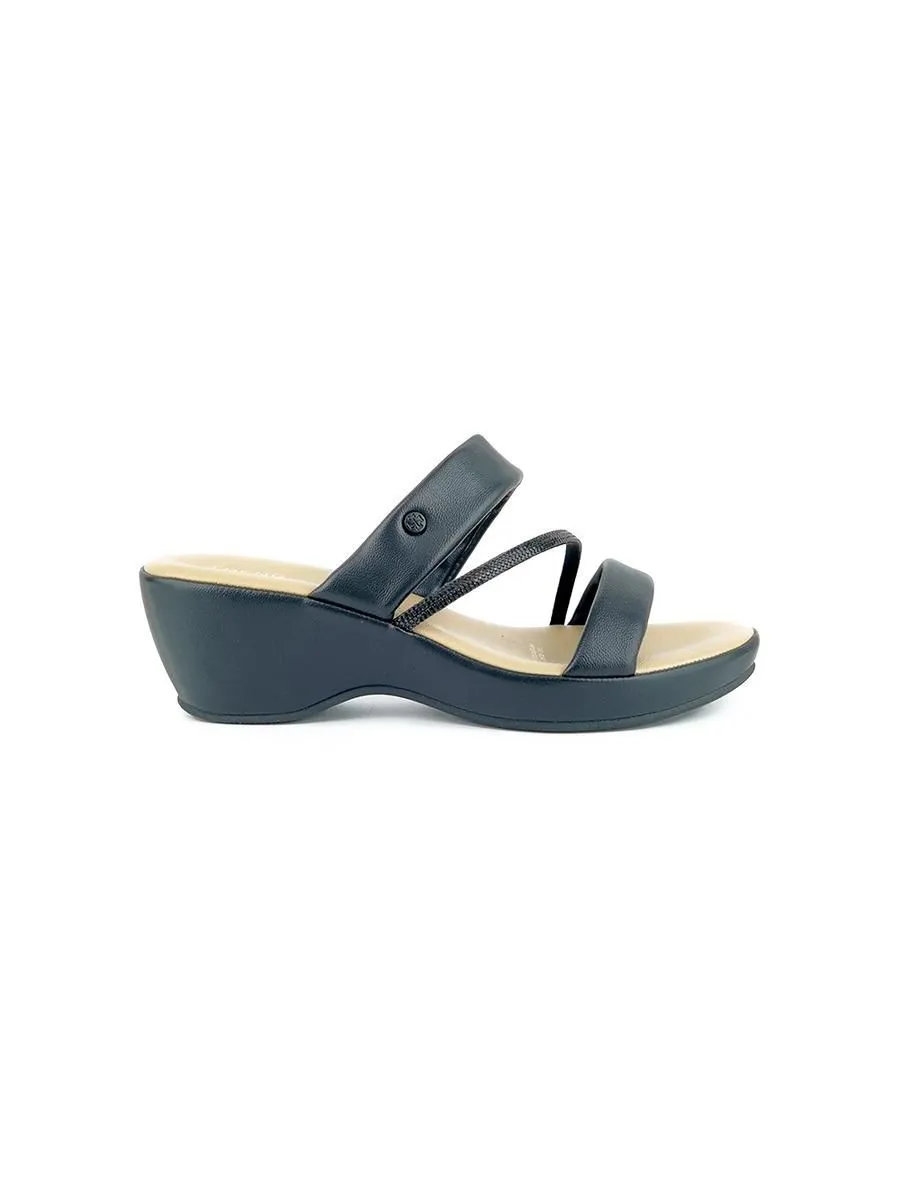 TREND Women sandals with heels FARIS-BLACK