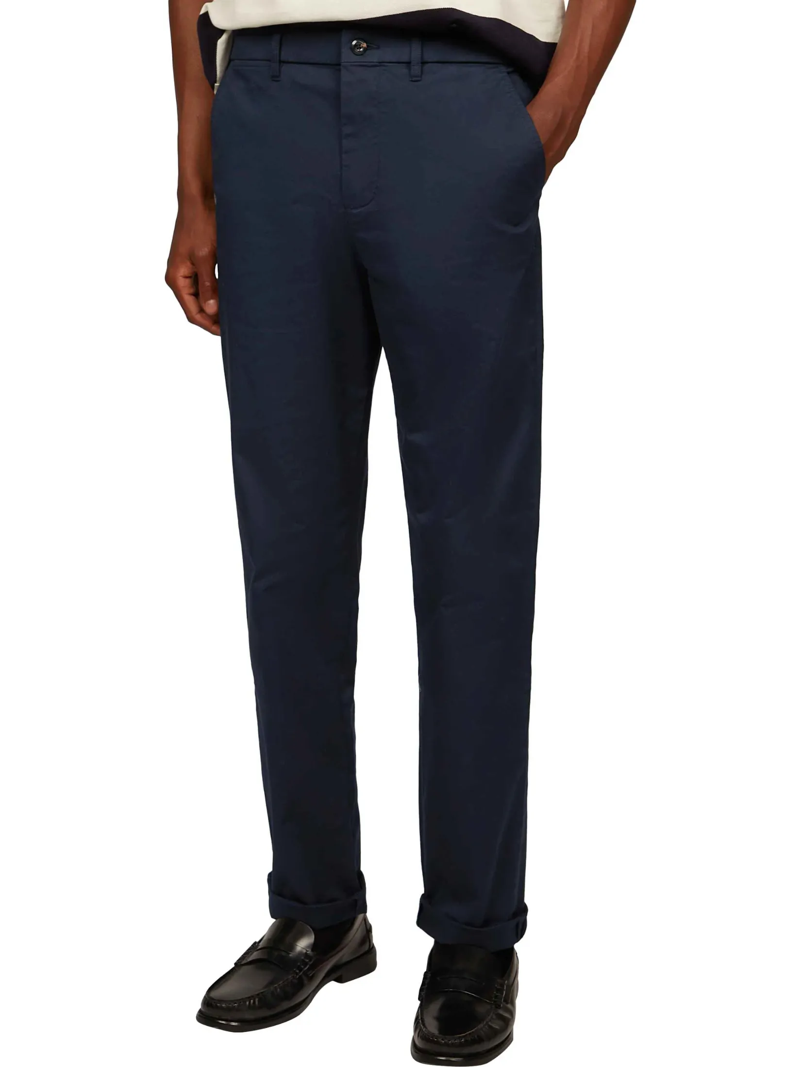 TOMMY HILFIGER MEN PANTS Blue Straight