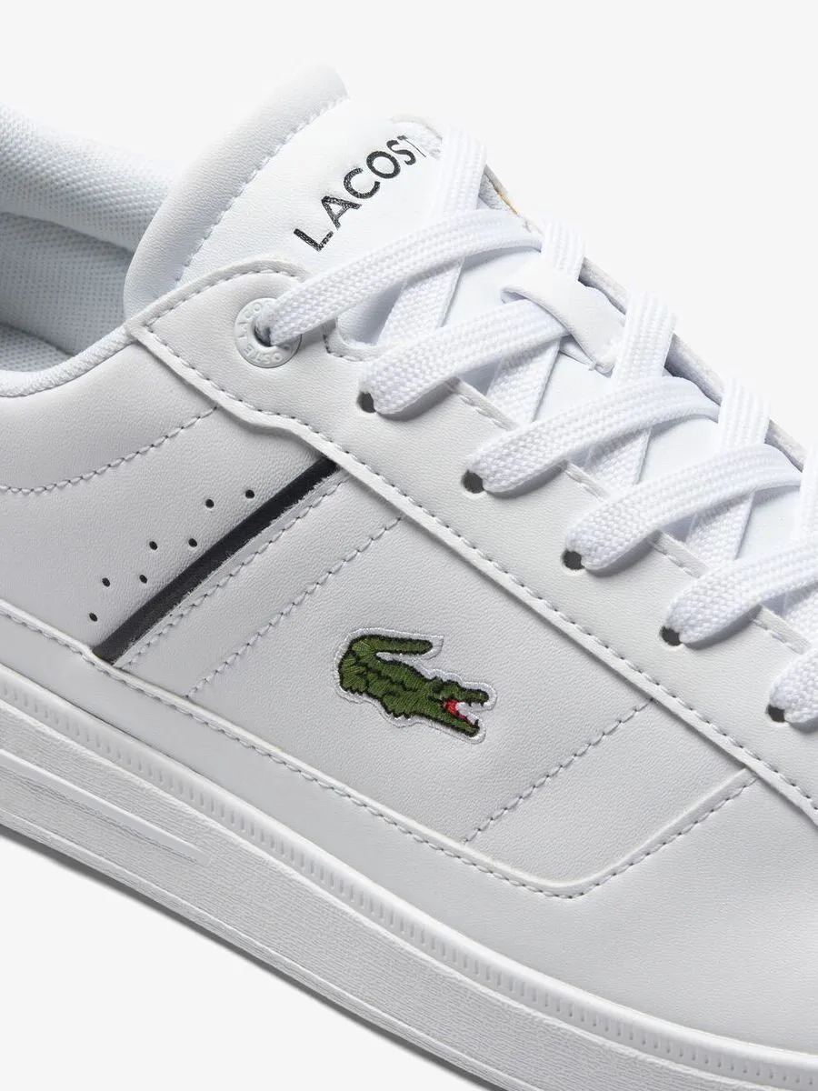 LACOSTE White Men’s Lacoste Europa Pro Leather Trainers