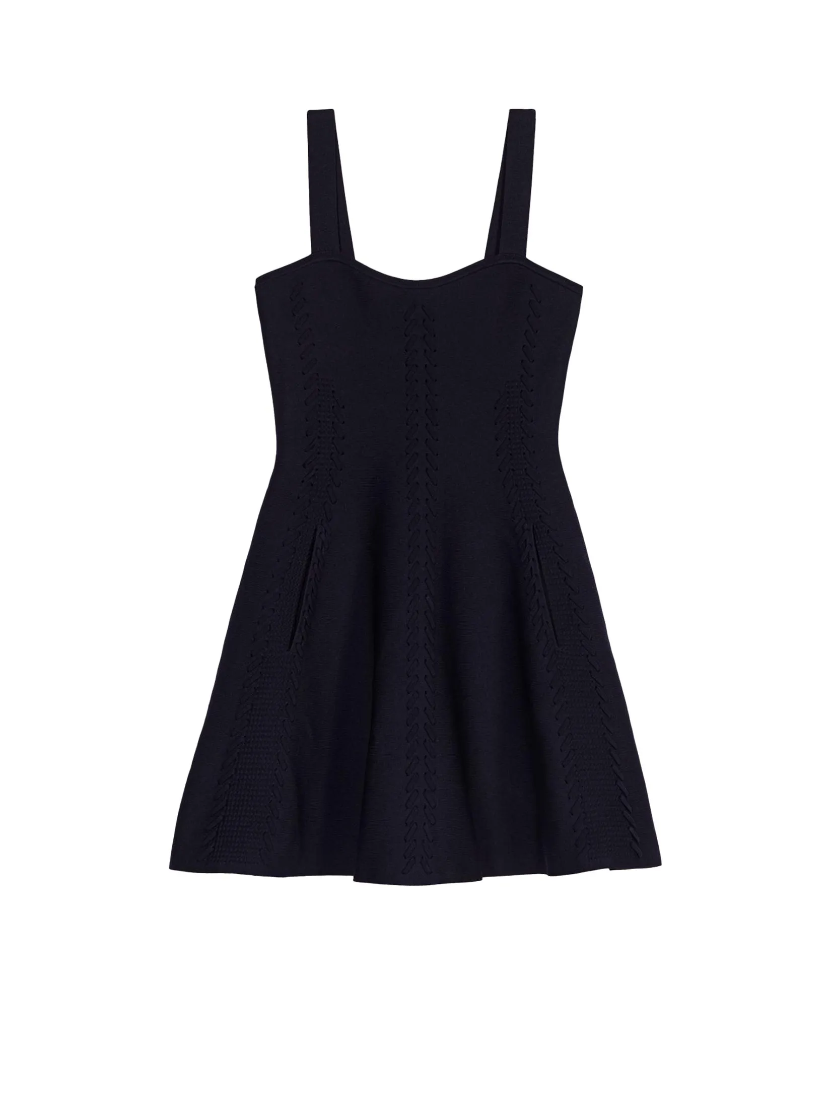 MAJE Women Dress Short Knitted Babydoll