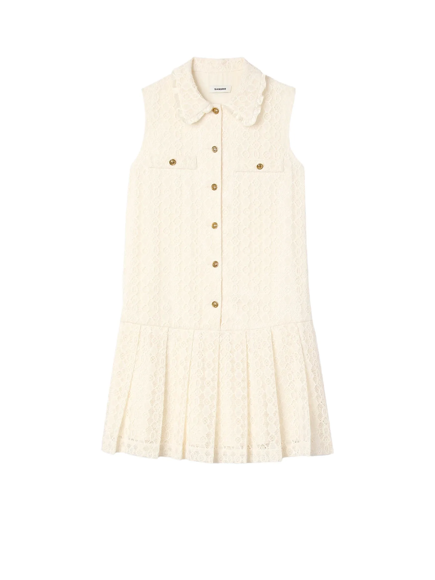 SANDRO Mini Lace Dress