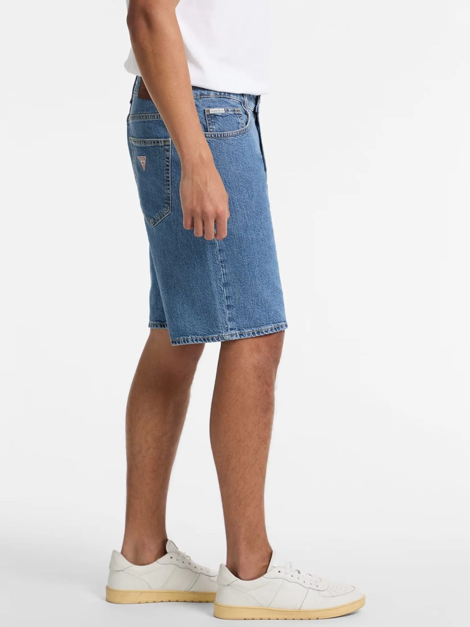 GUESS GUESS MEN  DENIM REGULAR SHORTS  M4YD37D5M54  -  Denim