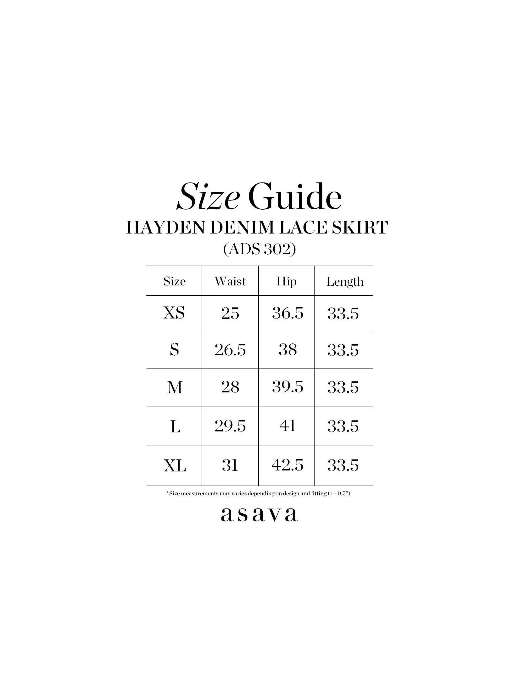 ASAVA (SS25)Hayden Denim Lace Women Skirt Black