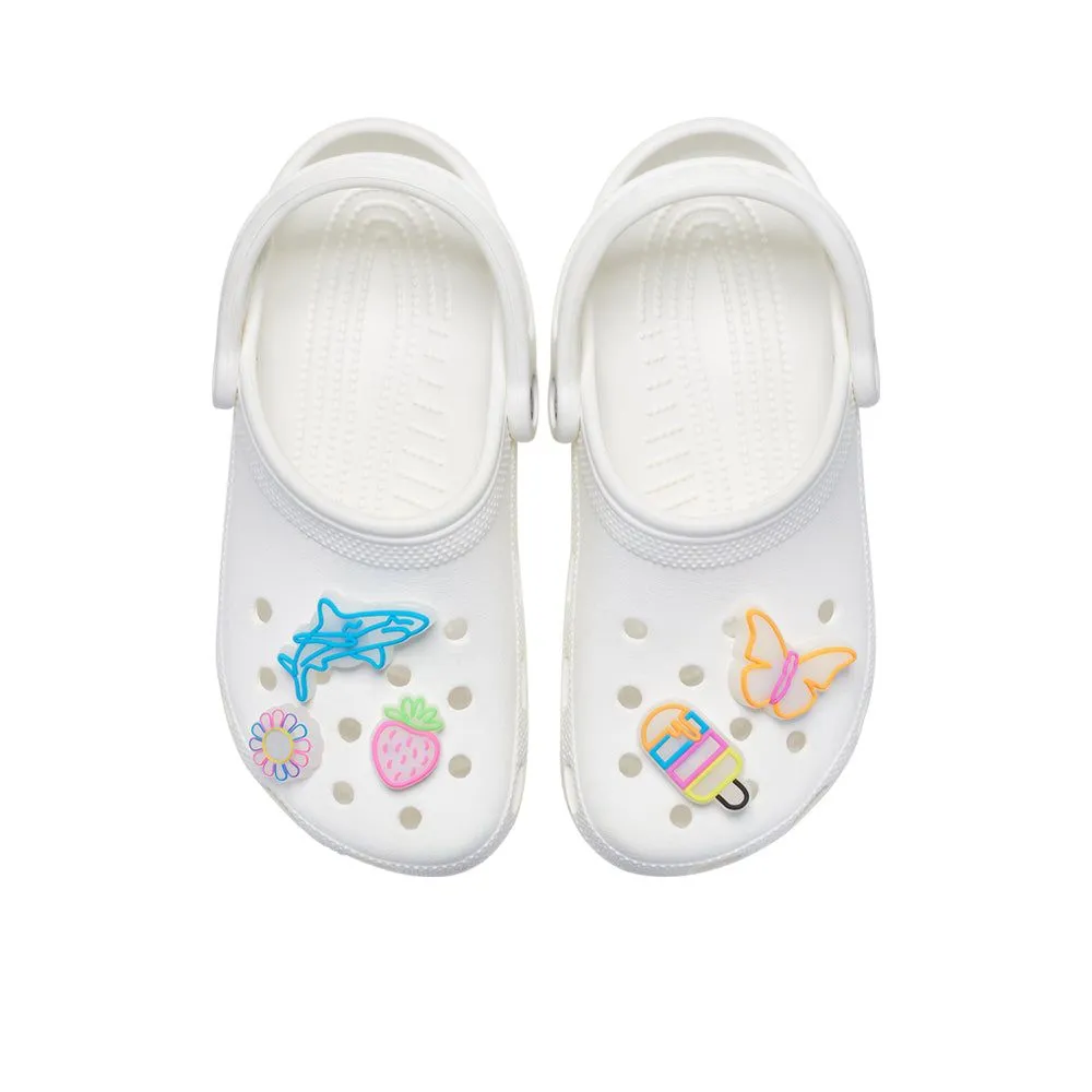 CROCS Jibbitz Shoes Charm Lights Up Summer 5-Pack Multi Color - CR024AC097EJTH