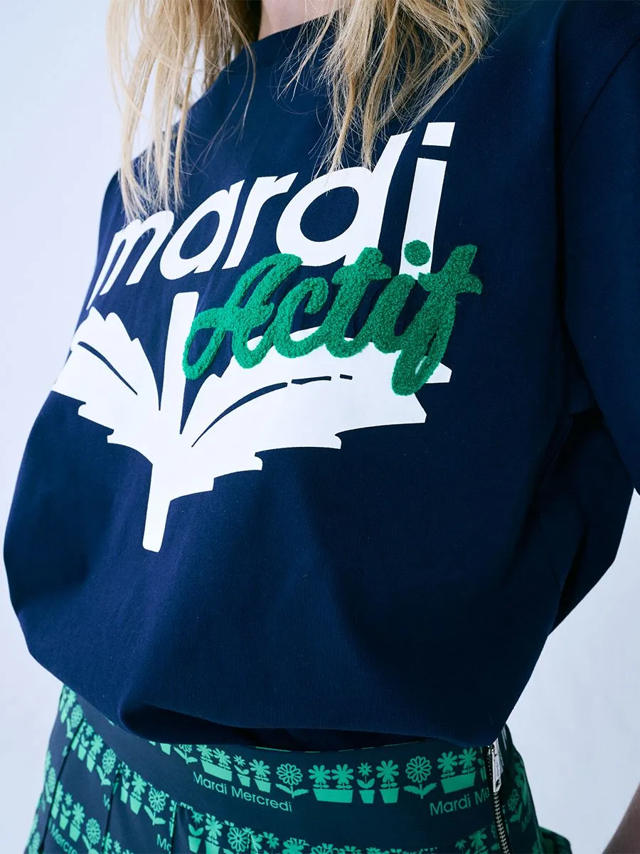 MARDI MERCREDI ACTIF T-Shirt Actif Bloommardi Navy Green F