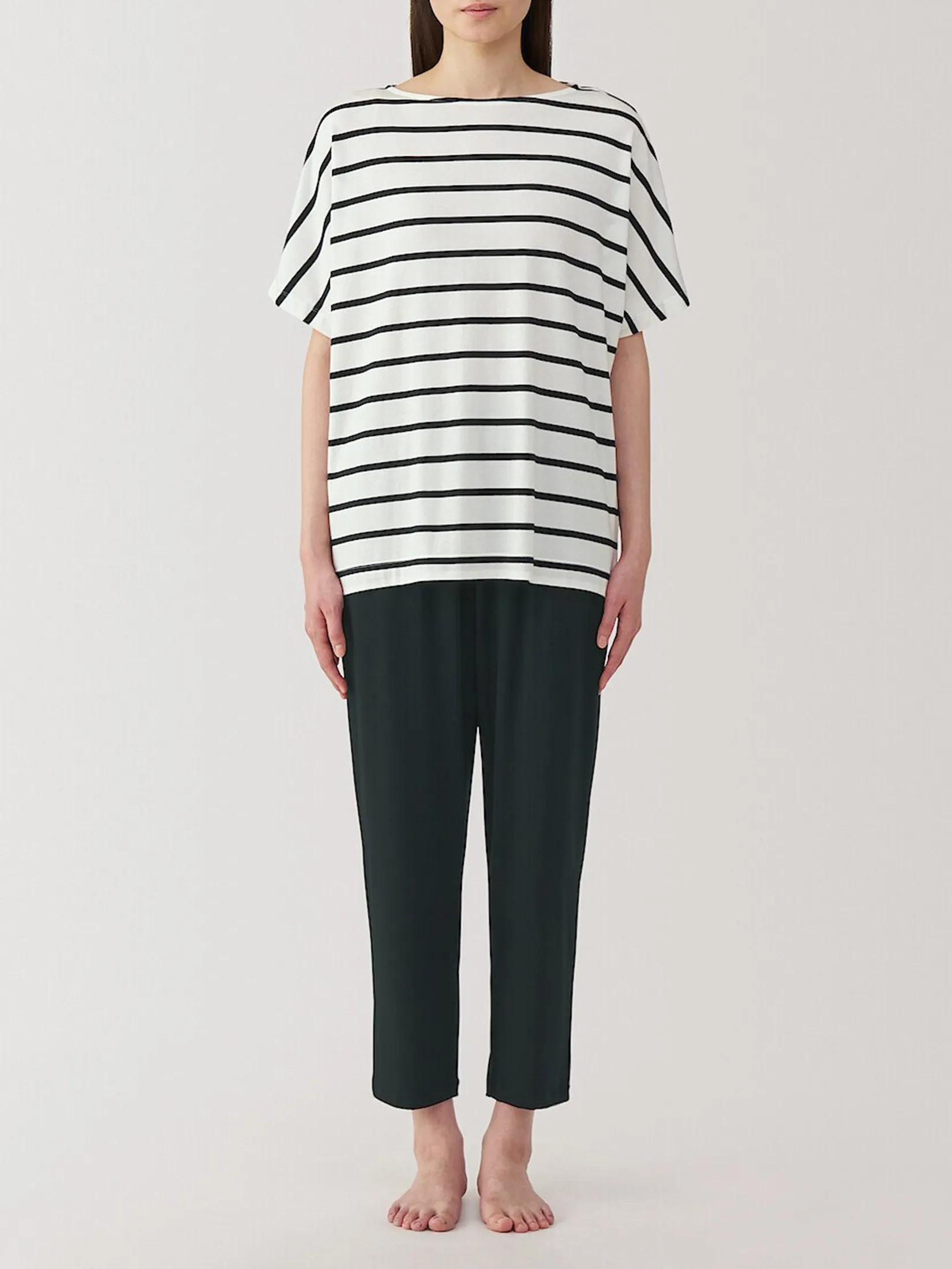 MUJI Women Lounge Set Cool Touch Blended