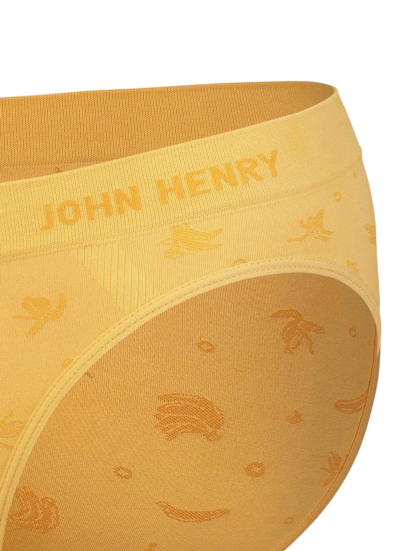 JOHN HENRY INNERWEAR Brief Men s Seamless Fashion - Yellow