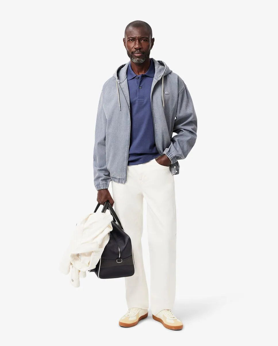 LACOSTE Classic Fit L.12.12 Original Piqu  Polo Shirt Purple