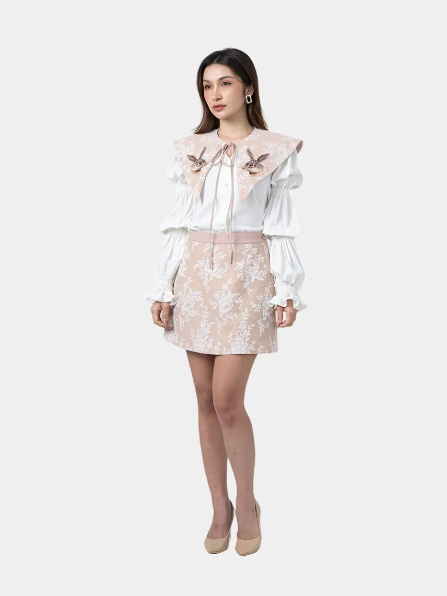 AMASS ME Women Rabbit Whisper Skirts Pants Pink