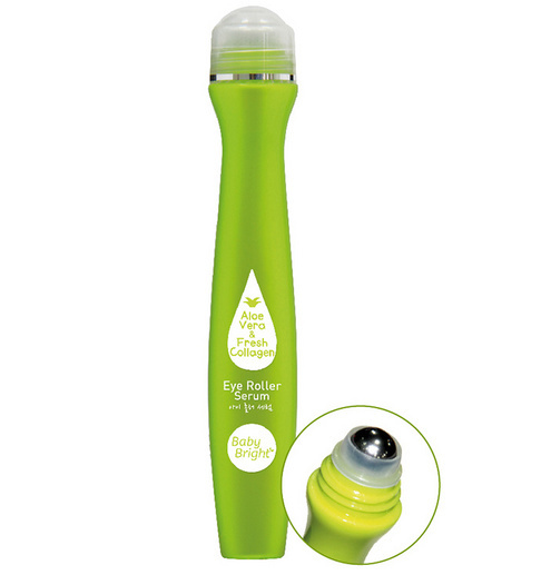 Сыворотка роллер для глаз с алоэ и коллагеном Baby Bright 15 мл