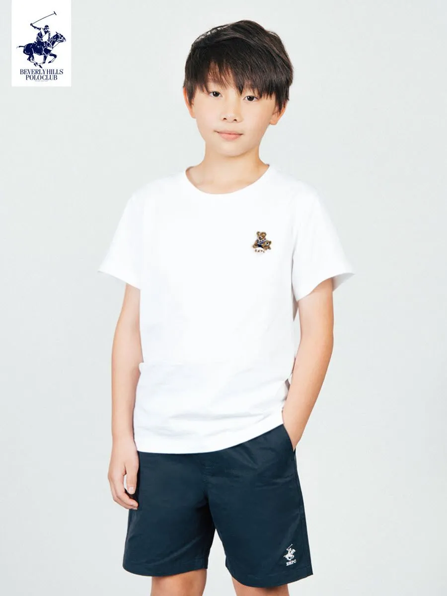 BEVERLY HILLS POLO CLUB White T-Shirt Family SET Model BNSG104